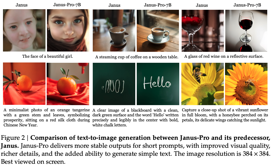 Janus-Pro Performance Comparison